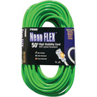 Rallonge d’alimentation d’extérieur haute visibilité Neon FlexMD-3 conducteurs SJTW, 300 V mis à la terre, très robuste