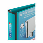 Staples − Reliure de qualité supérieure − 2 po − noir-La fenêtre transparente encadrée permet de les utiliser comme reliures de présentation.
