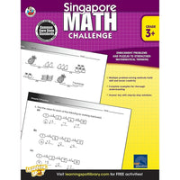 Livre numérique : Frank Schaffer - Singapore Math Challenge, 704280-EB, 3e à 5e année-Vous recevrez deux courriels : le premier confirmant la totalité de votre commande et le second comportant un lien de téléchargement. Vous pourrez utiliser le lien de téléchargement immédiatement ou plus tard, comme vous le voulez.