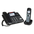 Clarity E814CC Combo de téléphone avec/sans fil amplifié 40 dB avec répondeur numérique - Noir-Amplification des sons entrants - jusqu'à 40 dB