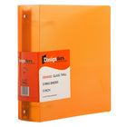 JAM PaperMD – Cartable à 3 anneaux Designders, 3 po, orange, 4/paquet-Orange