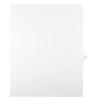 Mark Maker – Onglets séparateurs juridiques blancs, 1/15 onglets, format lettre, sans trous, numéro 9, 25/paquet-Onglets séparateurs blancs, 1/15 onglets
