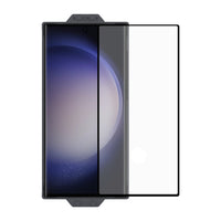 AXS - ARMORGlass Pro Courbe Protecteur d'ecran avec plateau d'installation pour Samsung Galaxy S23 Ultra-Durete 9H et resistant aux rayures