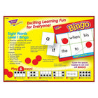 TREND enterprises Inc. - Sight Words, bingo niveau 1, 1re à 6e année-Également idéal pour les personnes apprenantes ayant un handicap et toute personne apprenant l'anglais. Rends l'évaluation amusante!
