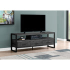 Monarch Specialties - 2823 Meuble Tv - 60 po L/Faux Bois Noir/3 Tiroirs-59"L x 15.5"W x 21.75"H