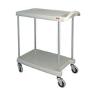 Mycart – Chariot utilitaire, 300 lb, 2 tablettes, 16 x 35 1/2 po (MY1627-24G)-Nombre de tablettes : 2