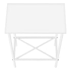 Monarch Specialties - 2079 Table D'Appoint - 24 po H/Blanc/Metal Blanc-9