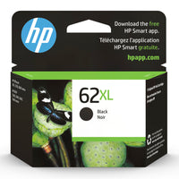 HP 62XL Cartouche d'encre noire à rendement élevé d'origine (C2P05AN)-Les cartouches d'encre HP 62XL sont compatibles avec : HP ENVY 5540, 5541, 5542, 5543, 5544, 5545, 5547, 5548, 5549, 5640, 5642, 5643, 5644, 5660, 5661, 5663, 5664, 5665, 7640, 7643, 7644, 7645