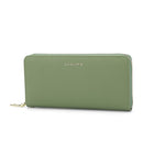 Champs - Portefeuille zippé RFID - Vert-Faux cuir, vert