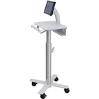Ergotron – Chariot pour tablette StyleView, blanc, aluminium, (SV10-1400-0)-Longueur de la plateforme : 18