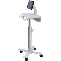 Ergotron – Chariot pour tablette StyleView, blanc, aluminium, (SV10-1400-0)-Longueur de la plateforme : 18