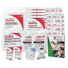 Trousse de premiers soins First Aid Central règlementaire pour l'Ontario - Section 8 - 1-5 personnes-Emballée dans un sac en nylon de qualité avec logo bilingue de trousse de premiers soins.