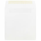 JAM Paper Enveloppes carrées, 9 x 9 (po), blanc ordinaire, 250/paq.-Intérieur vierge où écrire un mot personnalisé