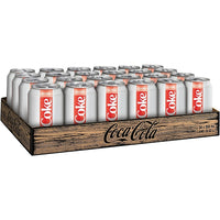 Coca Cola - Cannettes de 355 ml, paq./24-Le délicieux Coke Diète  est une alternative moins calorique au Coca-Cola classique.