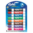 Expo® - Marqueurs à effacement sec, pointe biseautée, couleurs variées, paq./8-Ayez en main une quantité suffisante de marqueurs pour tableau blanc dans une variété de couleurs