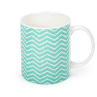 CTG Brands – Ensemble de tasses Can avec motif zig zag, 10 oz, vert, jaune, gris, paq./6-Capacité: chaque tasse peut contenir jusqu'à 295 ml (10 oz)