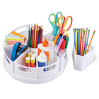 Learning Resources - Centre de stockage Create-A-Space™, Blanc-Grab & go : Chaque conteneur amovible est livré avec une poignée facile à tenir, de sorte que vous pouvez toujours saisir les matériaux dont vous avez besoin.