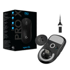 Souris de jeu Logitech PRO X 910-005878 à 5 boutons et 1 molette, sans fil, capteur optique 25 400 ppp - Noire-Conception à cinq boutons