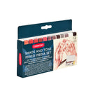 Derwent Ensemble média mixte pour croquis et dégradés  - 12 couleurs (2305903)-Inktense :  les couleurs vives créent une couleur intense semblable à l'encre, qui reste fixe une fois séchée