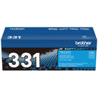 Brother - Cartouche de toner cyan TN331 rendement standard-Toner cyan pour des documents vifs et colorés