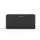 Champs - Portefeuille zippé RFID - Noir-Bracelet amovible