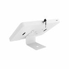 Support incurvé et support mural compatible VESA CTA Digital pour boîtiers de tablette Paragon - Blanc-Convient aux transactions sans contact
