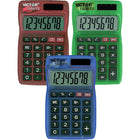Victor – Calculatrice de poche à 8 chiffres 700Bts, paquet de 10-Hybride (solaire/pile)