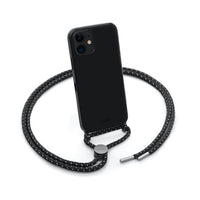 LAUT Cristal-X Necklace pour iPhone 12 mini - Ultra Noir-Pour iPhone 12 mini