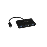 StarTech - Concentrateur USB 3.0, 4 ports, USB-C à 4 x USB-A (HB30C4AB)-Une façon peu coûteuse d'ajouter quatre ports USB-A à votre ordinateur via un port USB-C