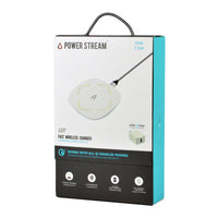 Chargeur sans fil rapide LBT 10 Watts Chargeur Qc3.0 certifié Qi - Blanc-Le chargeur est compatible avec tous les téléphones compatibles Qi