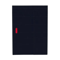 Paper-Oh Cahier Ondulo Ligné  - Noir-Noir