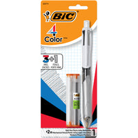 BIC - Stylo et portemine 3 + 1 - 4 couleurs-Stylo à bille rétractable