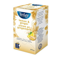 Tetley® Tea – Sachets de tisane citron et gingembre, bte/75-Tisane (sans caféine)