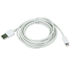 Exian – Câble épais Lightning USB, 1 m, blanc, paq./6-Lightning USB