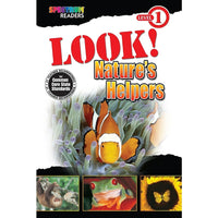 Livre numérique : Spectrum - Look! Nature's Helpers, 704322-EB, préscolaire à 1re année-Vous recevrez deux courriels : le premier confirmant la totalité de votre commande et le second comportant un lien de téléchargement. Vous pourrez utiliser le lien de téléchargement immédiatement ou plus tard, comme vous le voulez.