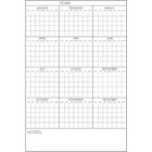 Calendrier annuel-Peler et coller