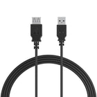 NXT Technologies - Câble USB-A mâle/A femelle de 6 pi, noir (NX29753)-Longueur de 6 pi pour une utilisation pratique