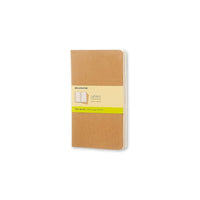 Moleskine – Cahier journal page blanche, couverture souple, brun kraft, 5 po x 8,25 po-Couverture en carton épais souple, brun kraft