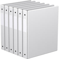 Davis Group Super économie, Reliure à anneaux ronds 1 po, paquet de 6 – Blanc-3 Reliure À Anneaux
