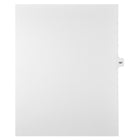 Markmaker - Intercalaires imprimes Legal, Blanc, 1/15th coupe, format lettre, sans trous, 25 tabs/PQT, 5 PQT/Boite, Numero 187-Intercalaires imprimes Legal