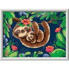 Ravensburger - CreArt Kit de peinture par numéros Sweet Sloths -Pour les enfants de 9 ans et plus