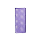 Azar Displays – Panneau mural à un côté avec panneau perforé 20 x 8 po, violet translucide, 2/paquet (770820-PUR)-Pour surfaces planes
