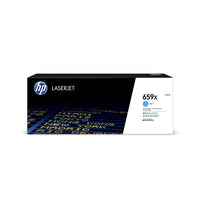Cartouche de toner cyan à rendement élevé HP 659X d’origine-Couleur d’encre : cyan