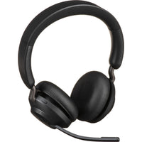 Jabra Evolve2 65, Link 380c, casque stéréo UC avec support - Noir-Type : Casque supra-auriculaire stéréo sans fil