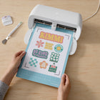 Cricut - Papier autocollant imprimable 8,5" x 11" - Blanc - Paquet de 8-5