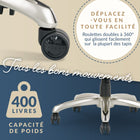 La-Z-boy - Fauteuil de direction Jenkins - 29 1/2 po l x 31 1/2 po P x 45 po à 48 po H - Chameau-Le positionnement naturel des bras réduit la fatigue