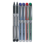 Pilot - Stylos à bille roulante Hi-Tecpoint Grip V5 – couleurs variées – paquet de 6-La prise caoutchoutée permet un contrôle d'écriture en tout confort  