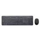 Basic Tech - Clavier à disposition en français et souris sans fil noirs-La connectivité sans fil pratique de 2,4 GHz est rapide et fiable