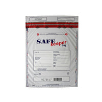 Safe Keeperbag - Sacs de dépôt, 12 x 16 po, 500/paquet-Fermeture face à face pour une utilisation facile et sécuritaire