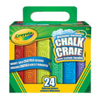 Crayola - Craie de trottoir - Couleurs variées - 24 bâtons-Comprend 24 craies pour trottoir